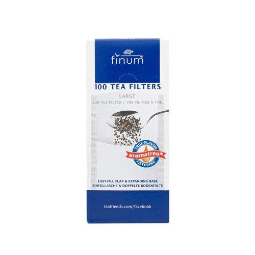 101tea | Фильтры для чая отбеленные Finum, размер L (100 шт.)