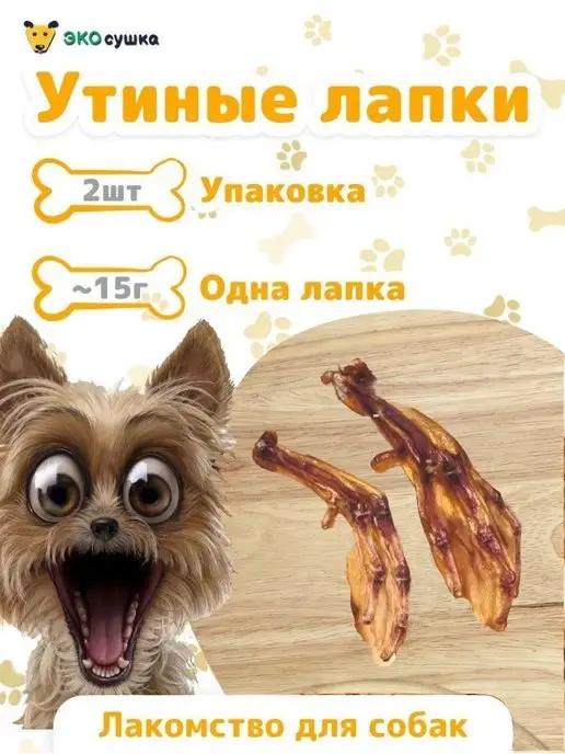 ЭКОсушка | Лапки утиные, лапы утки, 2 шт