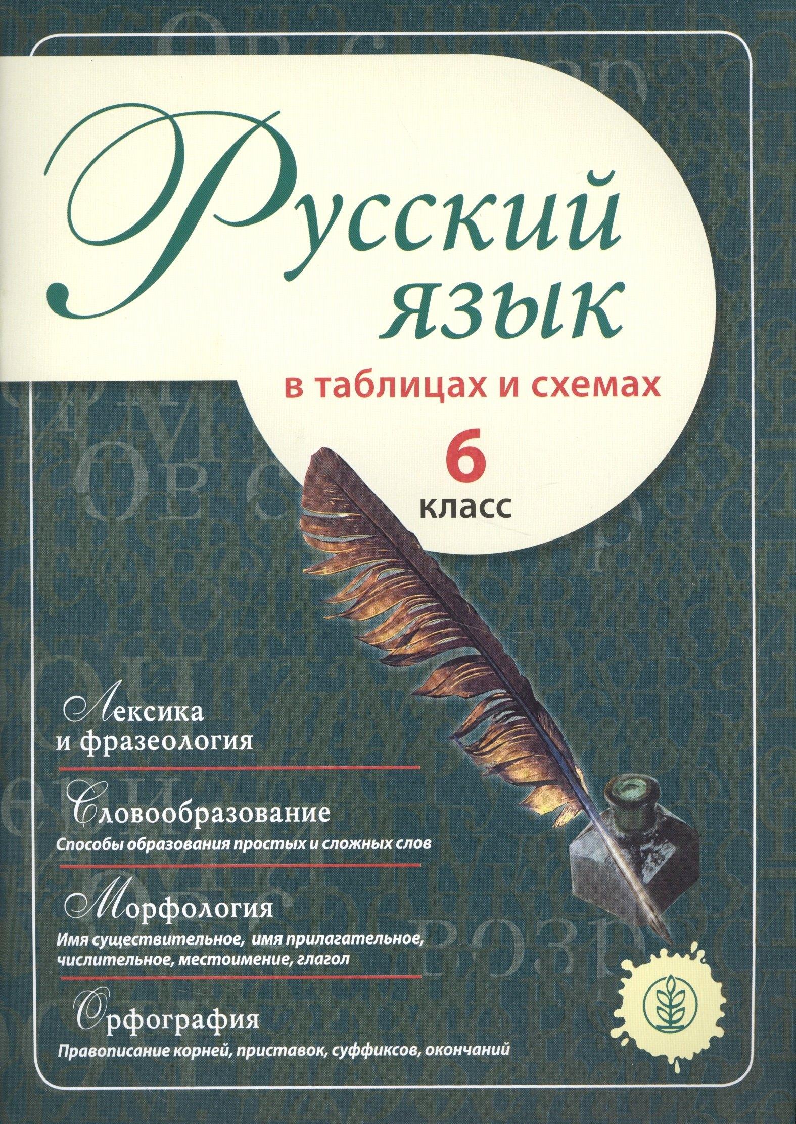 Школьная книга | Русский язык в таблицах и схемах. 6 класс