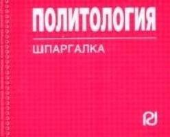 РИОР | Политология: Шпаргалка./отрывная/