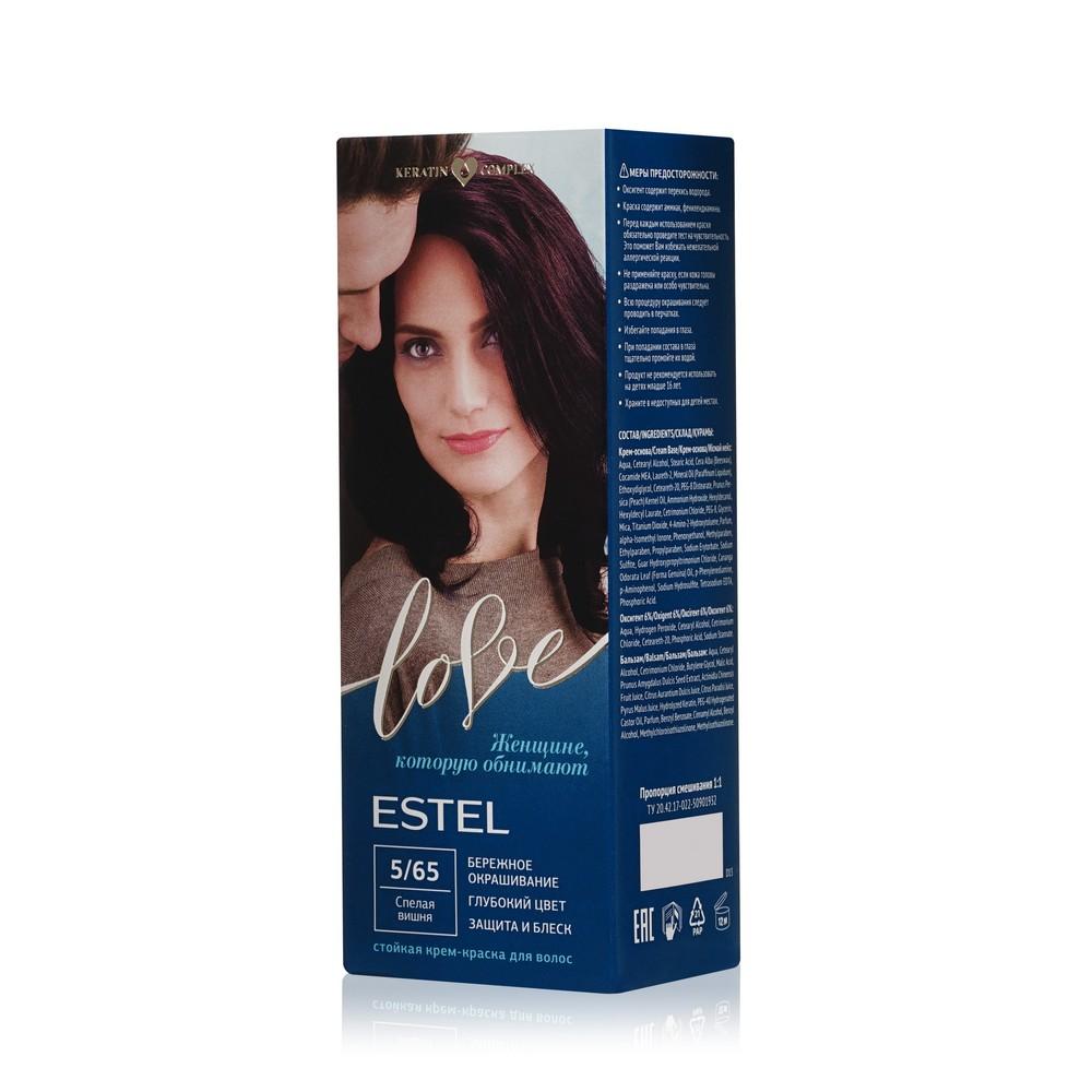 Estel | Стойкая крем - краска для волос Estel Love 5/65 Спелая вишня