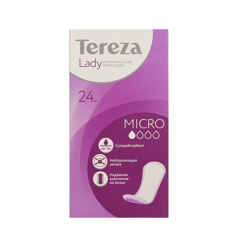 Tereza | Женские урологические прокладки Tereza Lady micro 24шт