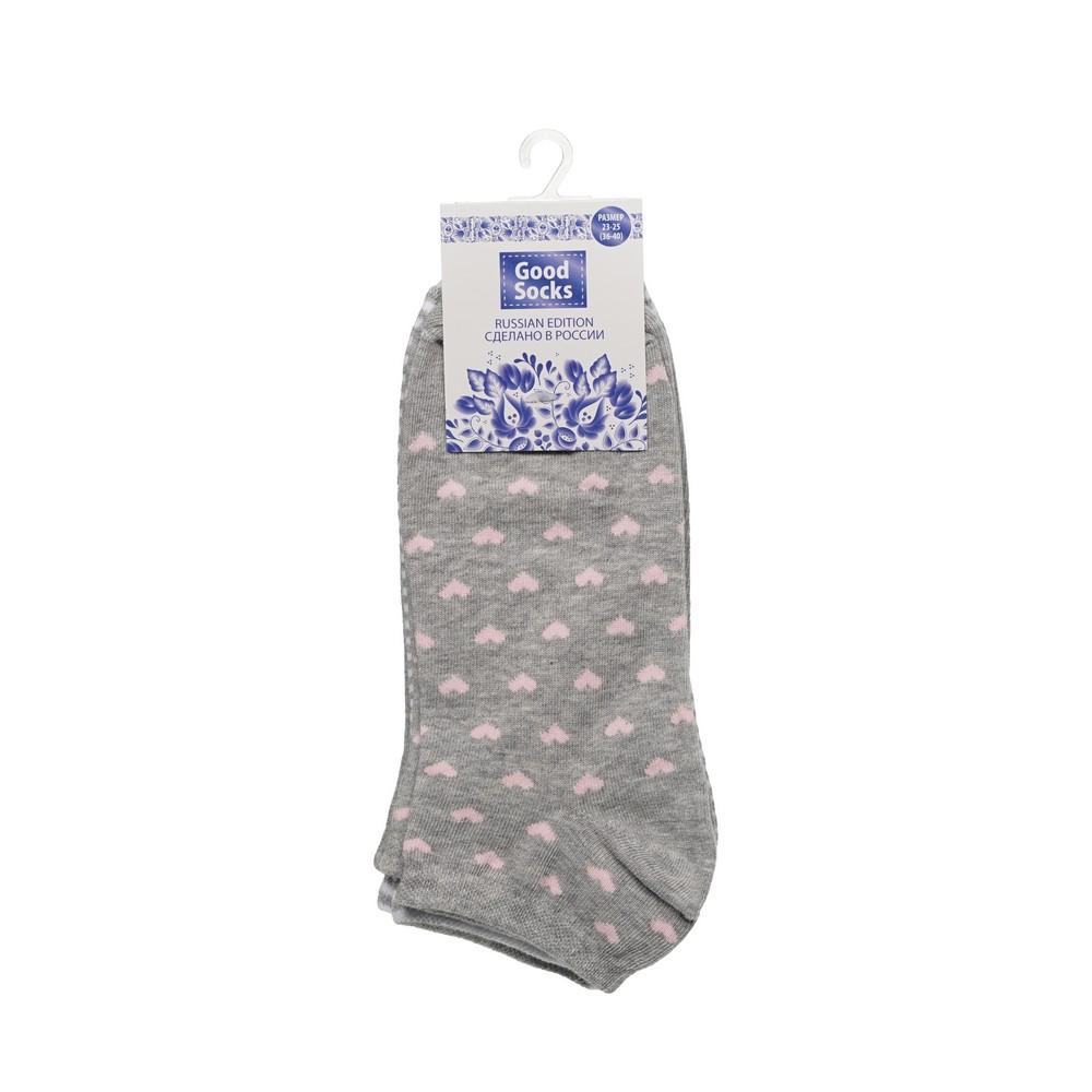 Good Socks | Женские носки Good Socks C1495 трикотажные серые р.23-25 3 пары