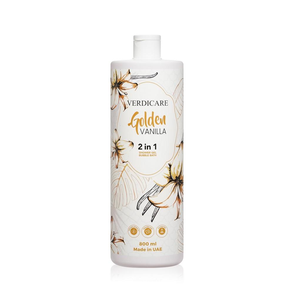 Verdicare | Гель для душа и пена для ванны Verdicare Golden Vanilla 2 in 1 800мл