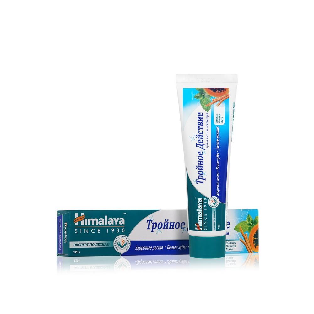 Himalaya Herbals | Зубная паста Himalaya Herbals " Тройное действие " 125г