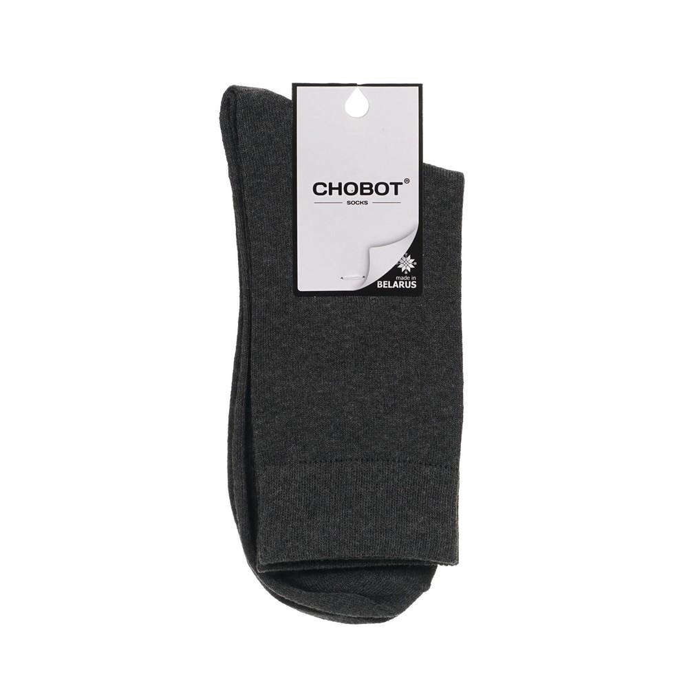 Chobot | Мужские однотонные носки Chobot Антрацит р.27-29