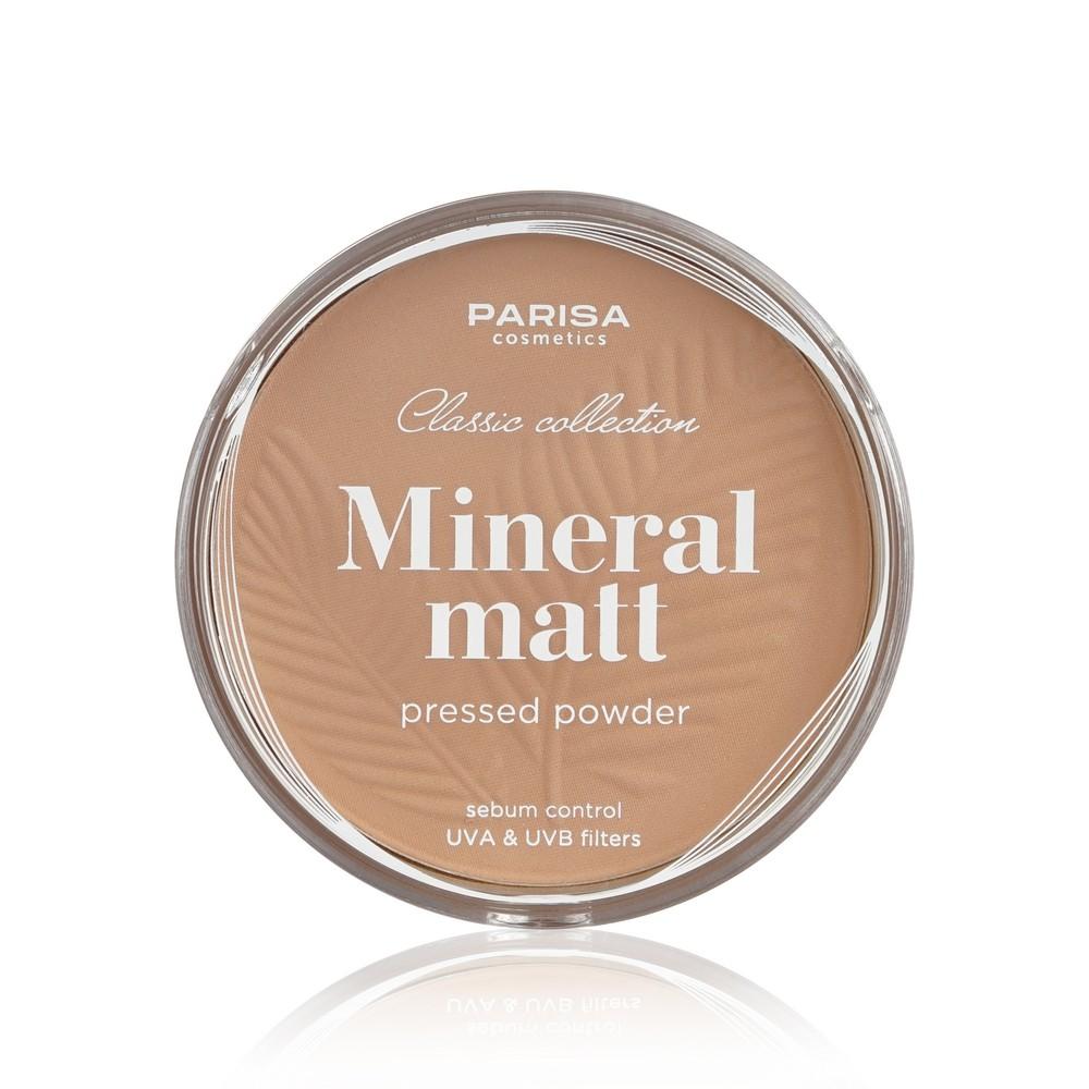 Parisa Cosmetics | Пудра для лица Parisa Cosmetics Mineral Matt 02 , Насыщенно-бежевый , 10г
