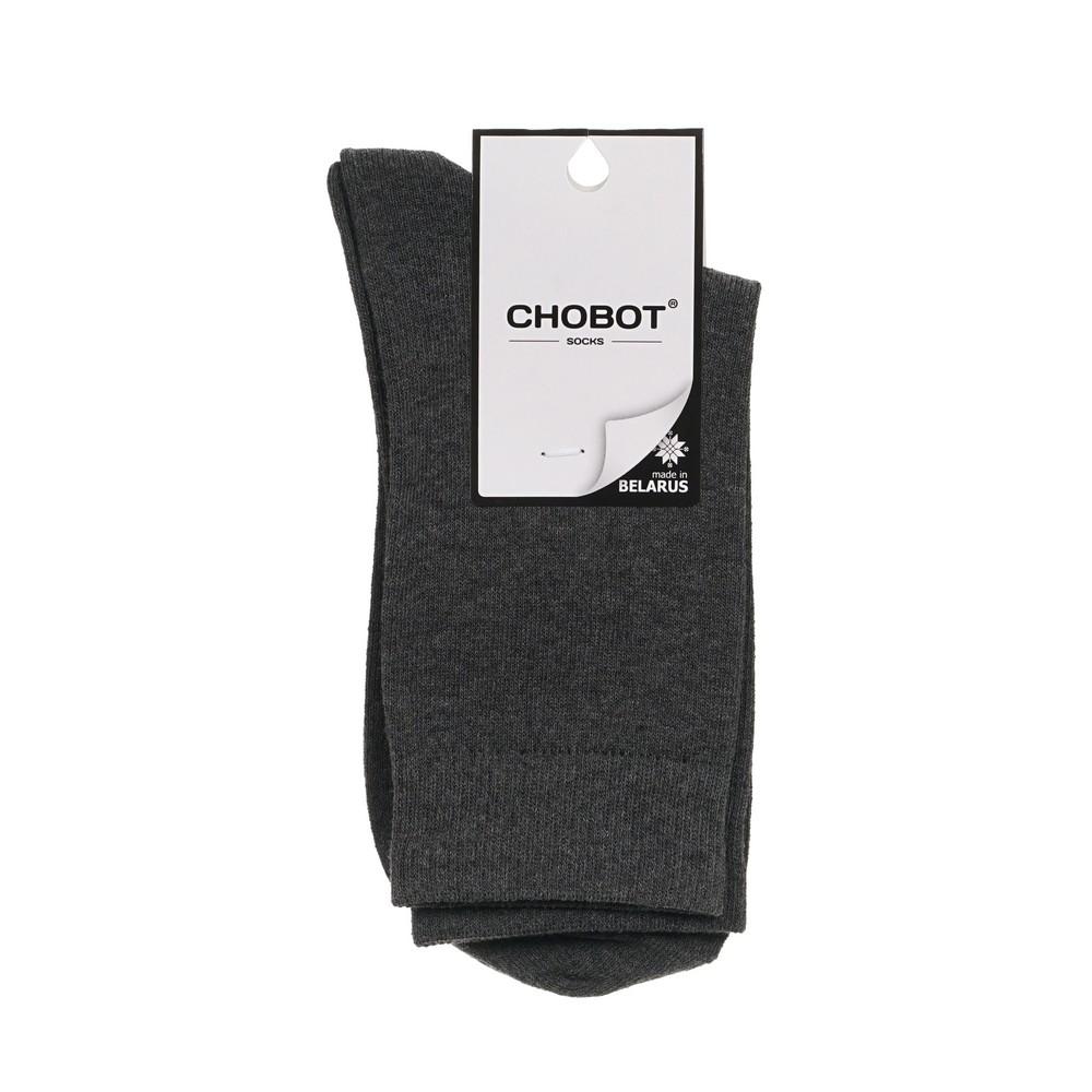 Chobot | Мужские однотонные носки Chobot Антрацит р.25-27