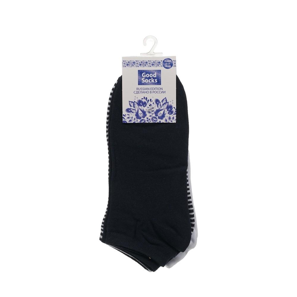Good Socks | Женские носки Good Socks C1453 трикотажные синие р.23-25 3 пары