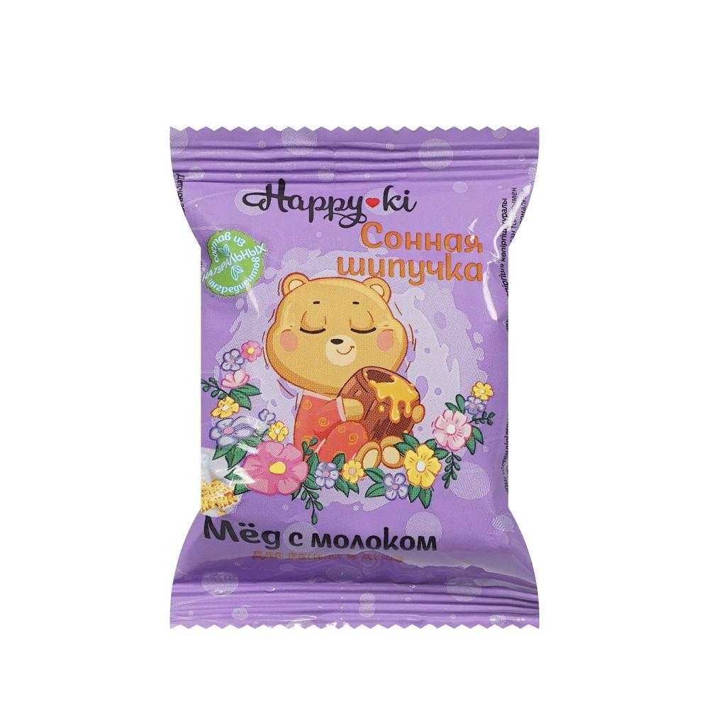 Laboratory Katrin | Шипучая соль для ванн Laboratory Katrin Happy-ki " Сонная шипучка " с ароматом мёда и молока 40г