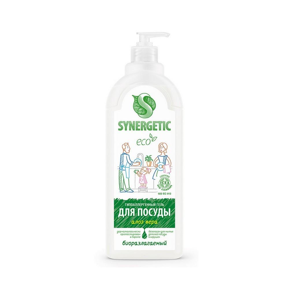 Synergetic | Гель для мытья посуды Synergetic Алоэ 1л