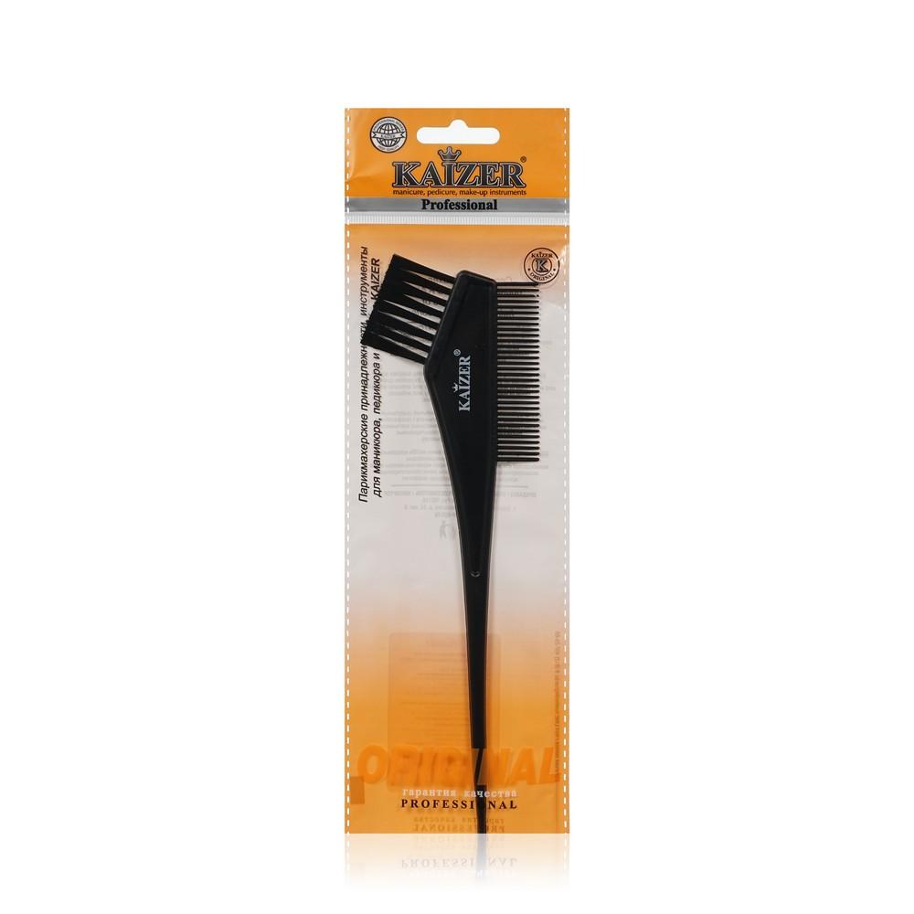 Kaizer | Кисть для окрашивания волос с расческой Kaizer Professional искусственный ворс