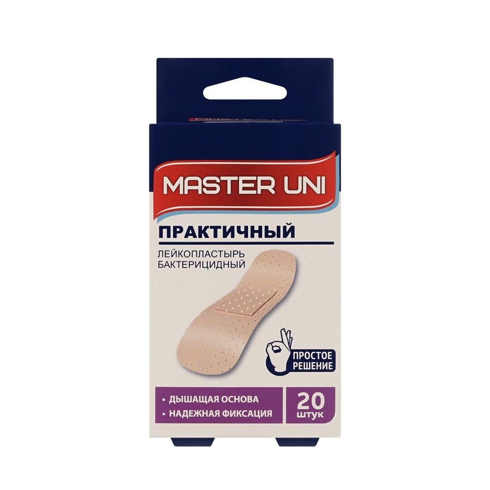 Master Uni | Пластырь Master Uni бактерицидный на тканевой основе 25шт