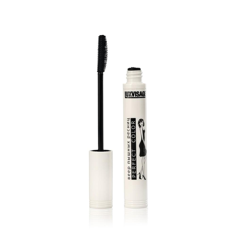 Luxvisage | Тушь для ресниц Luxvisage Perfect color " Веер пышных ресниц " Черная 9г