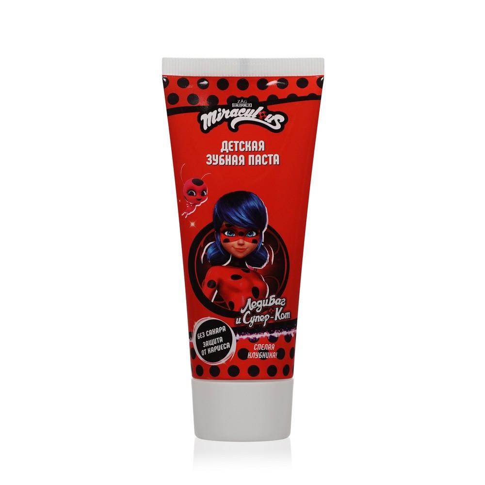 Miraculous | Детская зубная паста Miraculous Леди Баг Спелая клубника 3+ 60г