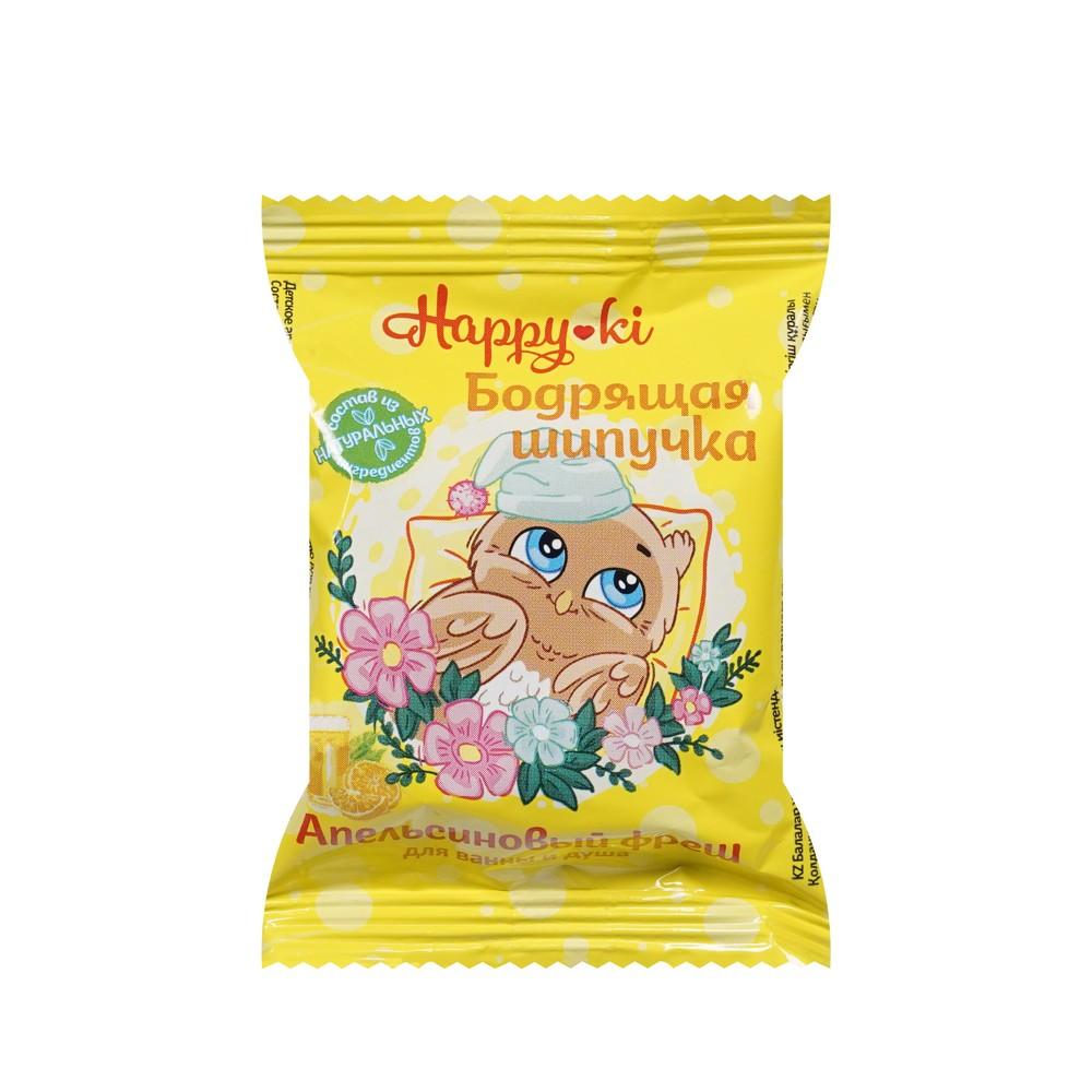 Laboratory Katrin | Шипучая соль для ванн Laboratory Katrin Happy-ki " Бодрящая шипучка " с ароматом апельсинового фреша 40г