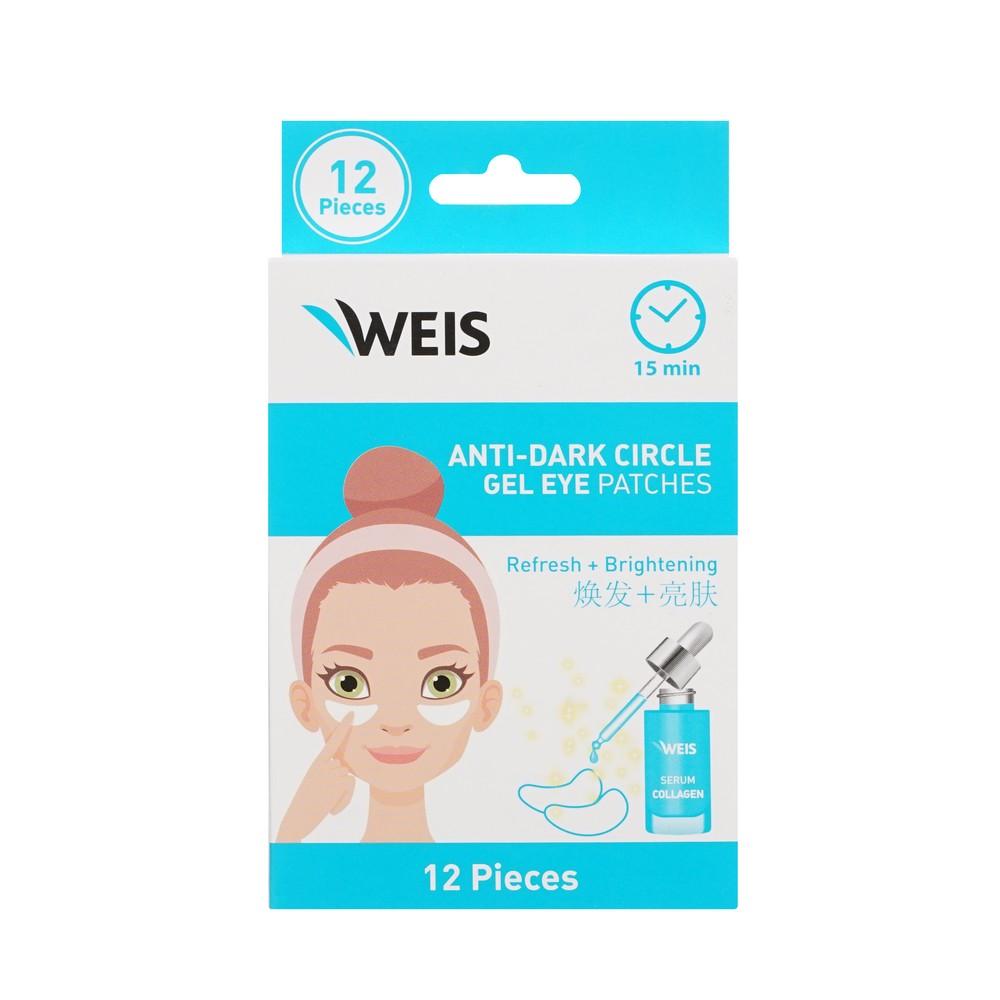 WEIS | Гелевые патчи для кожи вокруг глаз WEIS от темных кругов 12шт