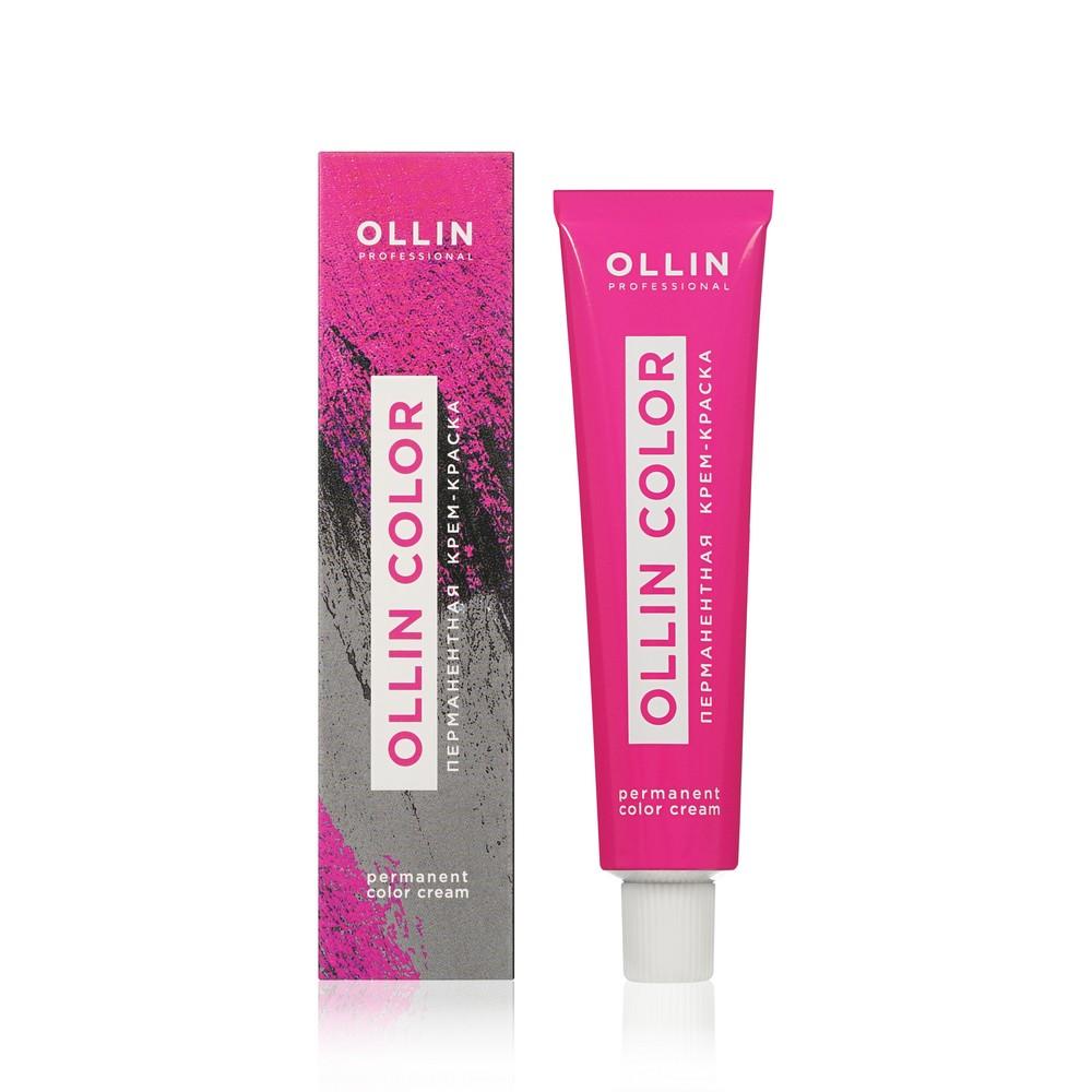 Ollin Professional | Перманентная крем - краска для волос Ollin Professional Color 1/0 Иссиня-черный 60мл