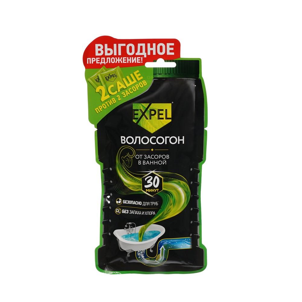Expel | Средство Expel для устранения засоров от волос без хлора , саше 2шт , 50г + 50г