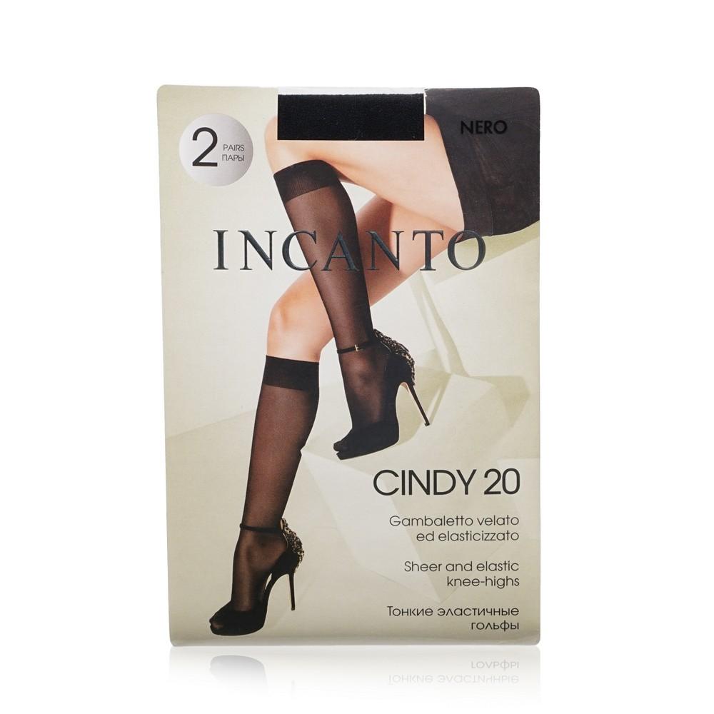 INCANTO | Женские гольфы INCANTO Cindy капроновые Nero 2 пары