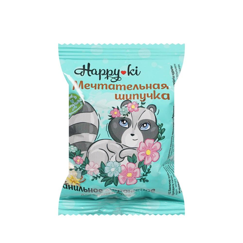 Laboratory Katrin | Шипучая соль для ванн Laboratory Katrin Happy-ki " Мечтательная шипучка " с ароматом ванильного мороженого 40г