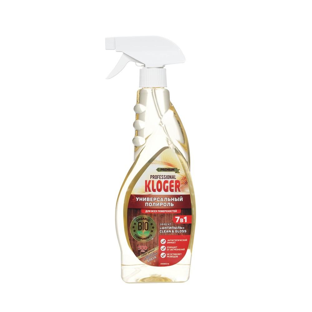 Kloger | Полироль для мебели Kloger Proff 7 в 1 для любых поверхностей 500мл