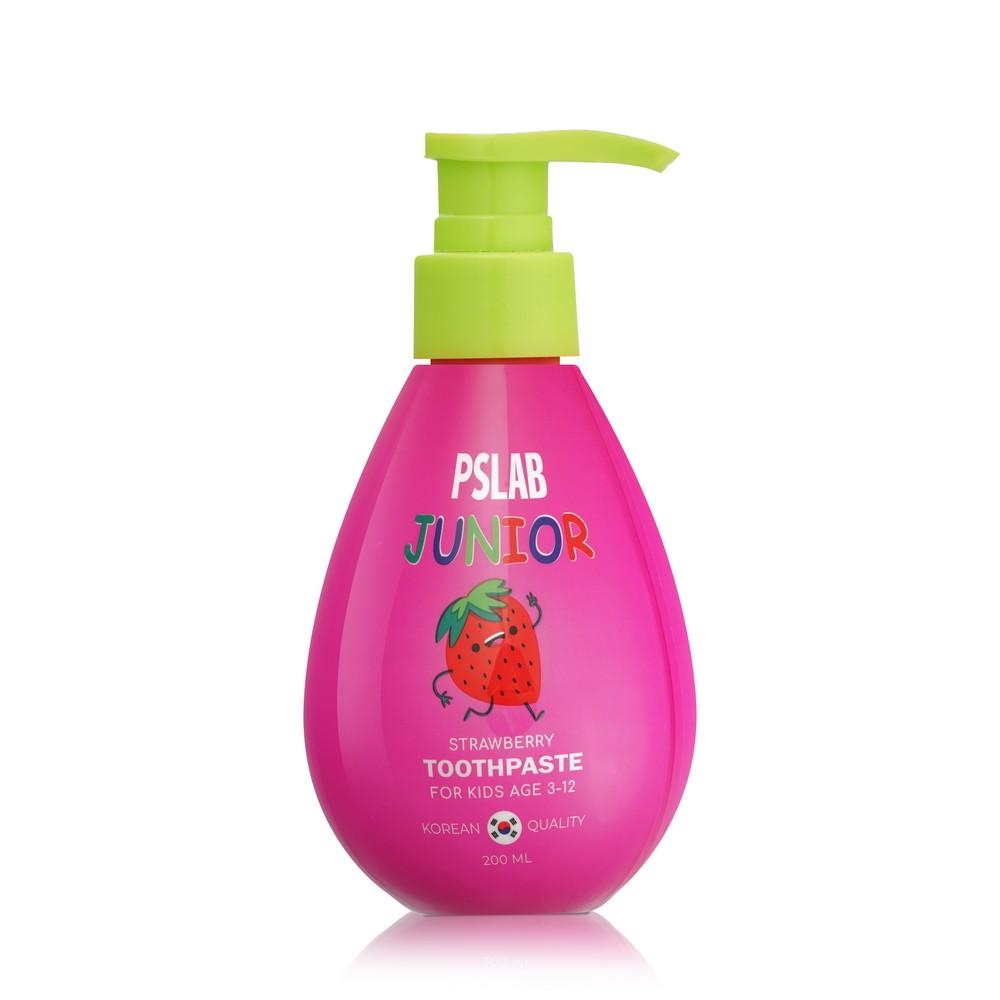 PSLAB | Детская зубная паста PSLAB Junior strawberry от 3 до 12 лет 200мл