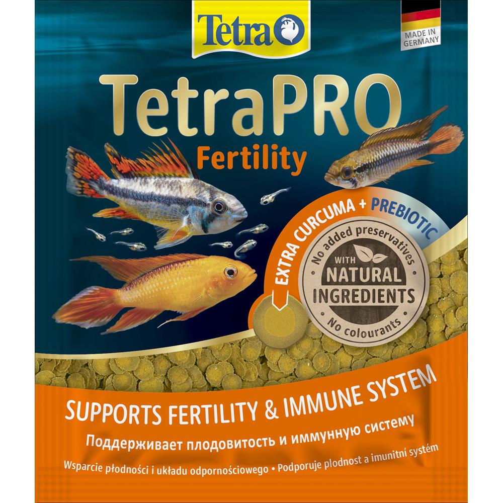 Tetra TetraPro Fertility Корм с куркумой для поддержания репродуктивных функций рыб, пакет, 12 гр.