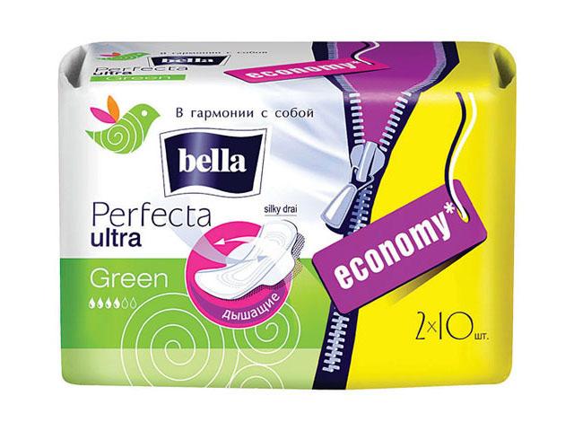 BELLA | прокладки BELLA Perfecta ultra green 2х10шт