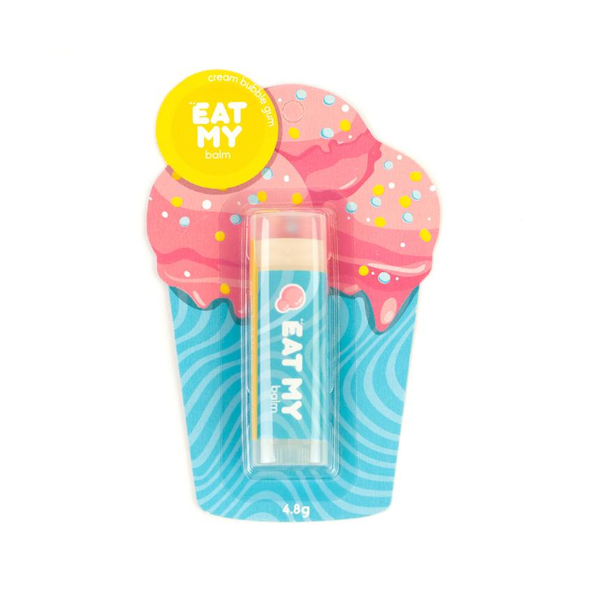 EAT MY | Бальзам для губ `EAT MY` Сливочный бабл гам 4,8 г