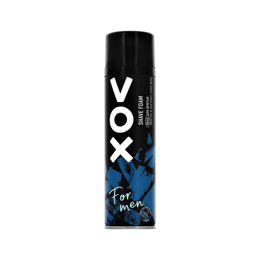 VOX | Пена для бритья `VOX` FOR MEN ментол и экстракт алоэ вера 200 мл