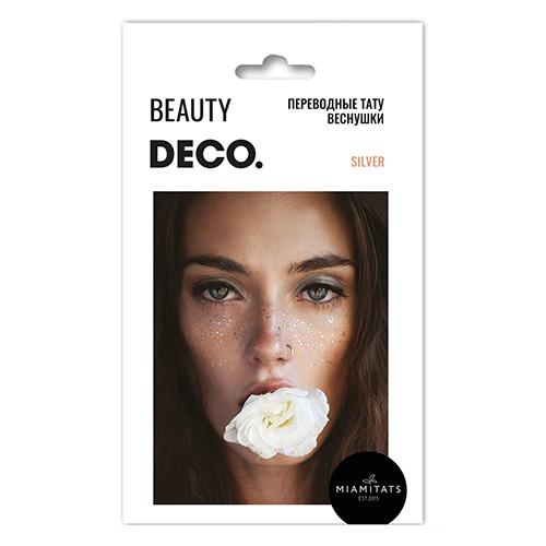 DECO. | Набор переводных тату-веснушек `DECO.` by Miami tattoos (Silver)