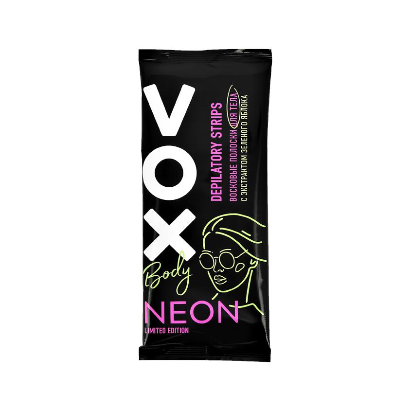 VOX | Полоски восковые для тела `VOX` NEON COLLECTION 12 шт+ 2 салфетки