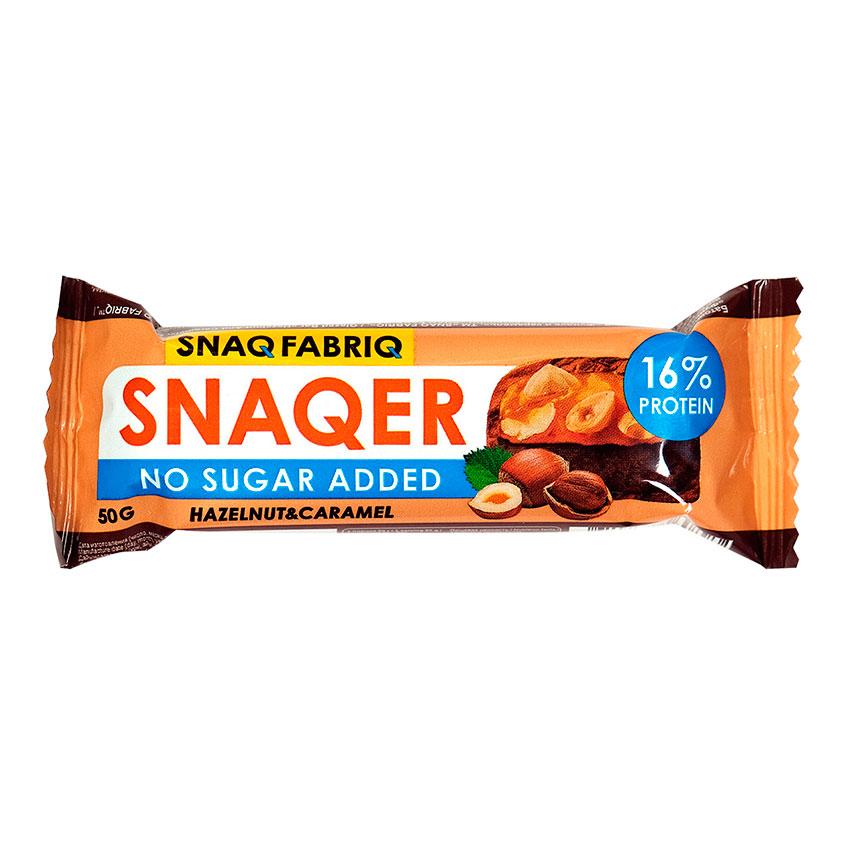 SNAQ FABRIQ | Батончик глазированный `SNAQ FABRIQ` Фундук и карамель 50 г