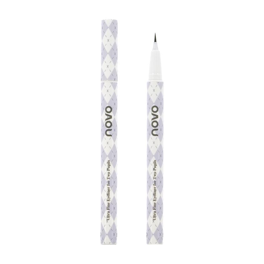 NOVO | Подводка для глаз `NOVO` DOUBLE PUPIL SHEAR ULTRA FINE EYELINER Тон 01 черная