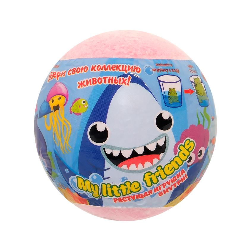 LABORATORY KATRIN | Шипучее средство для ванн `LABORATORY KATRIN` MY LITTLE FRIENDS с растущей игрушкой 130 г