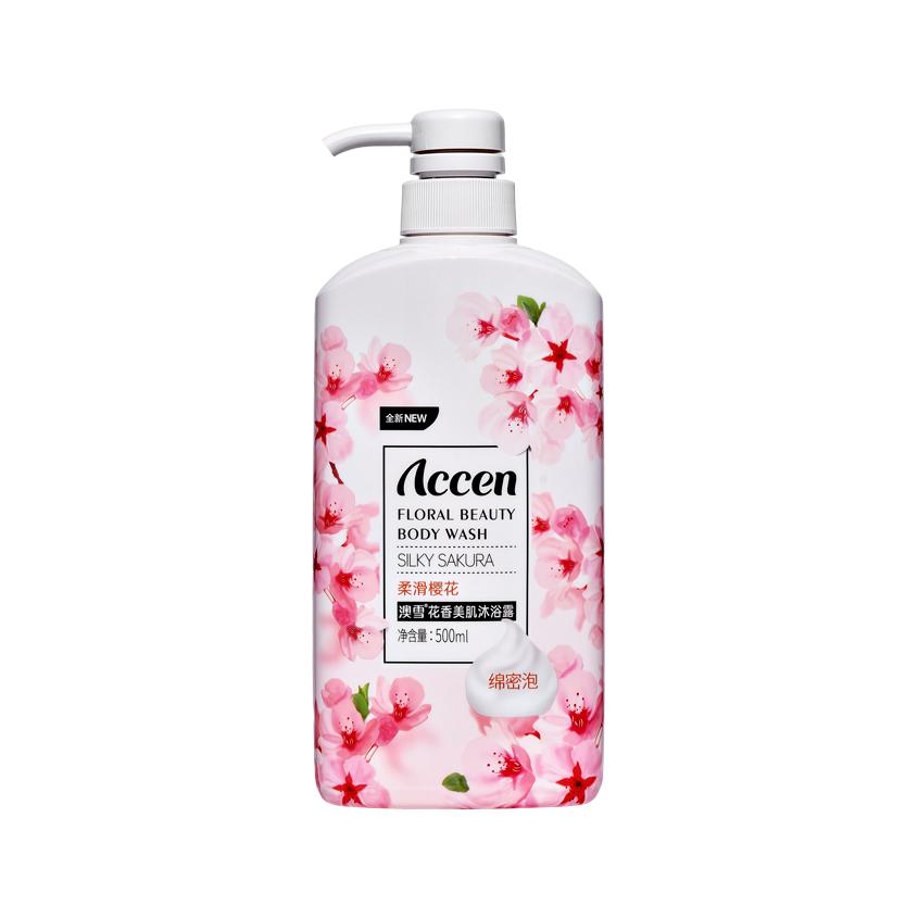 ACCEN | Гель для душа `ACCEN` FLORAL парфюмированный (с вишней) 500 мл