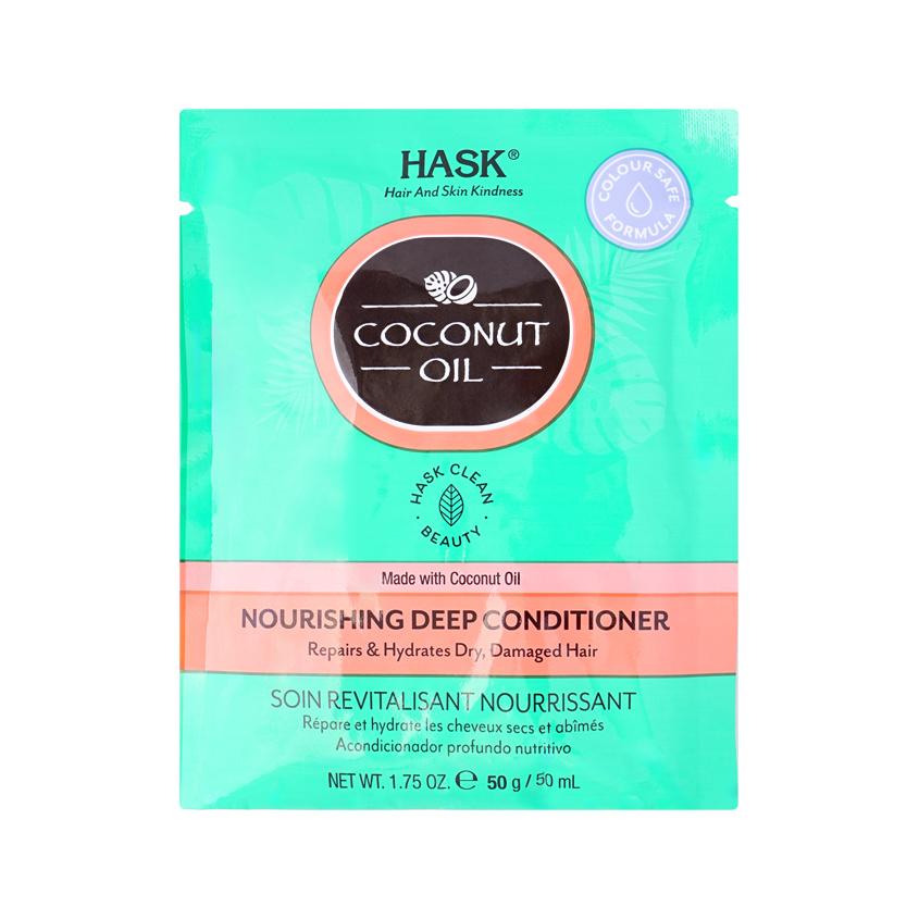 HASK | Кондиционер для волос `HASK` COCONUT OIL с экстрактом кокоса (питательный) 50 г
