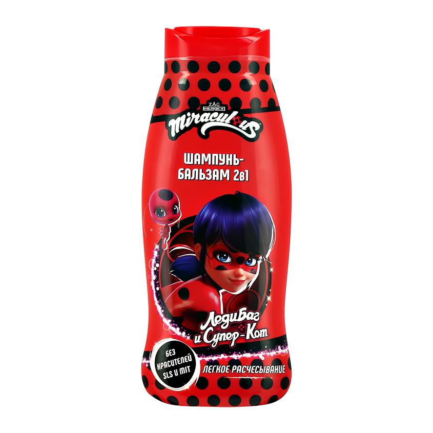 MIRACULOUS | Шампунь-бальзам для волос `MIRACULOUS` детский 2в1 ЛЕДИ БАГ (легкое расчесывание) 400 мл