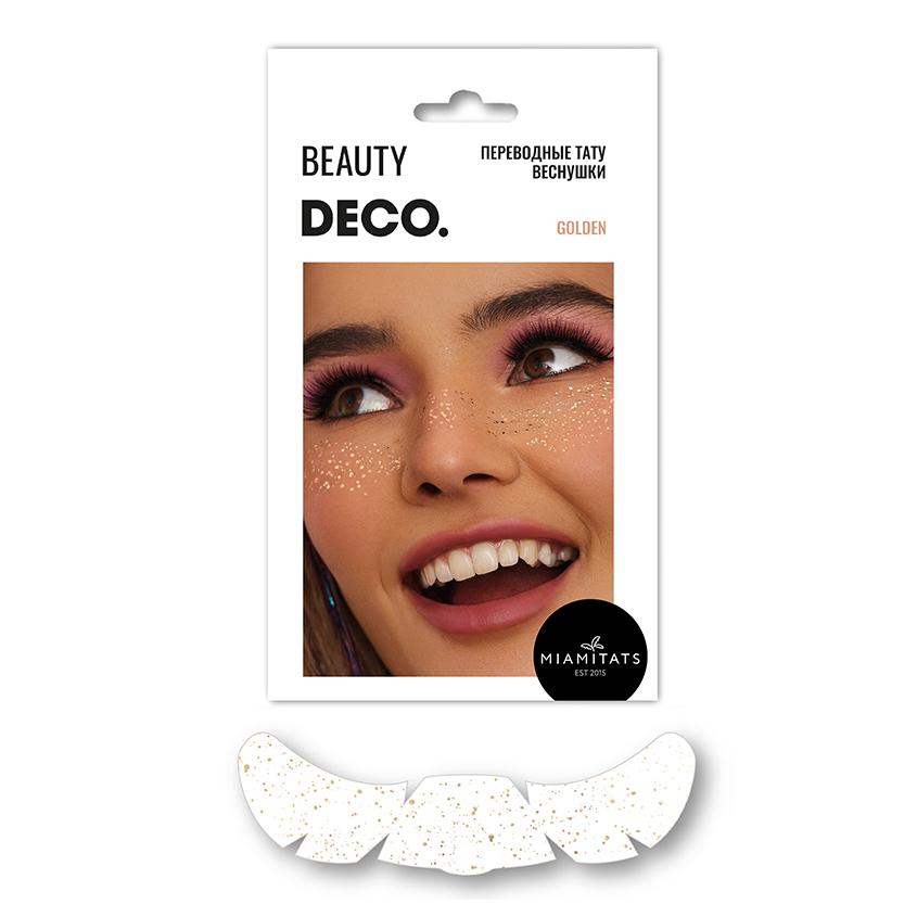 DECO. | Набор переводных тату-веснушек `DECO.` by Miami tattoos (Golden)