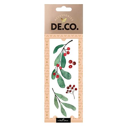 DECO. | Татуировка для тела `DECO.` CELEBRATION by Miami tattoos переводная (Mistletoe)