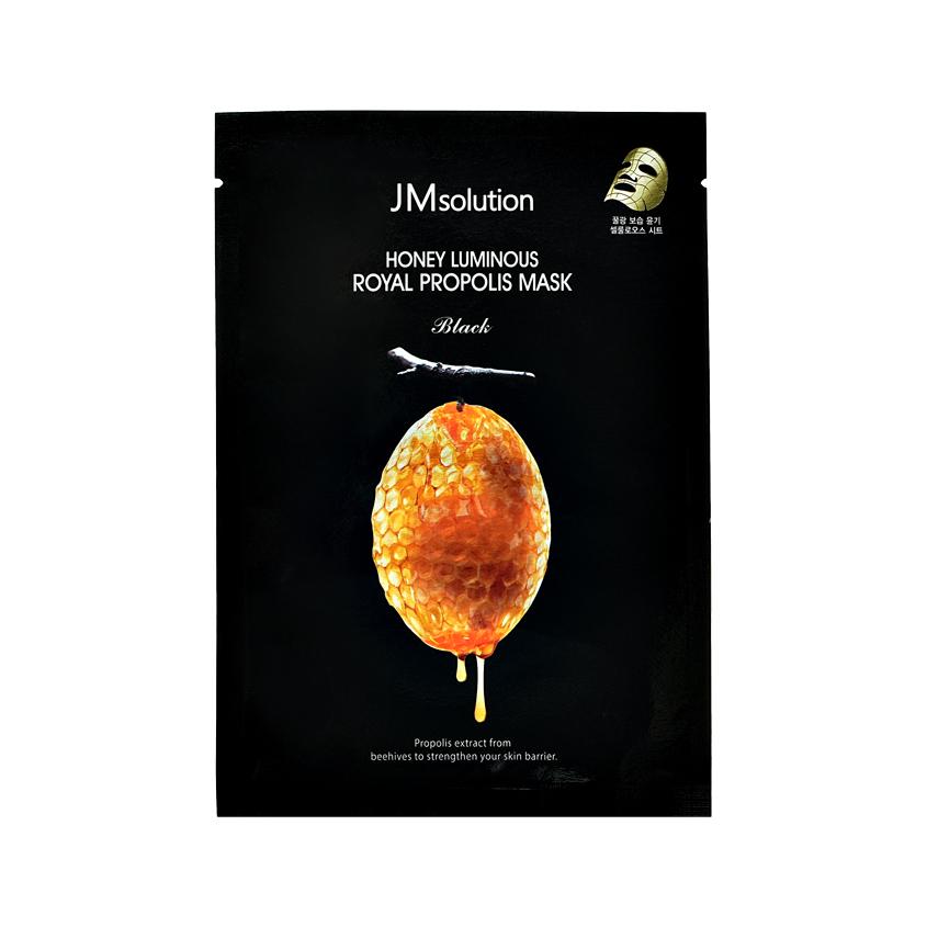 JMSOLUTION | Маска для лица `JMSOLUTION` BLACK с прополисом (укрепляющая) 30 мл
