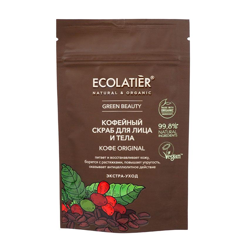 ECOLATIER | Скраб для лица и тела `ECOLATIER` КОФЕ ORIGINAL Экстра-уход 40 г
