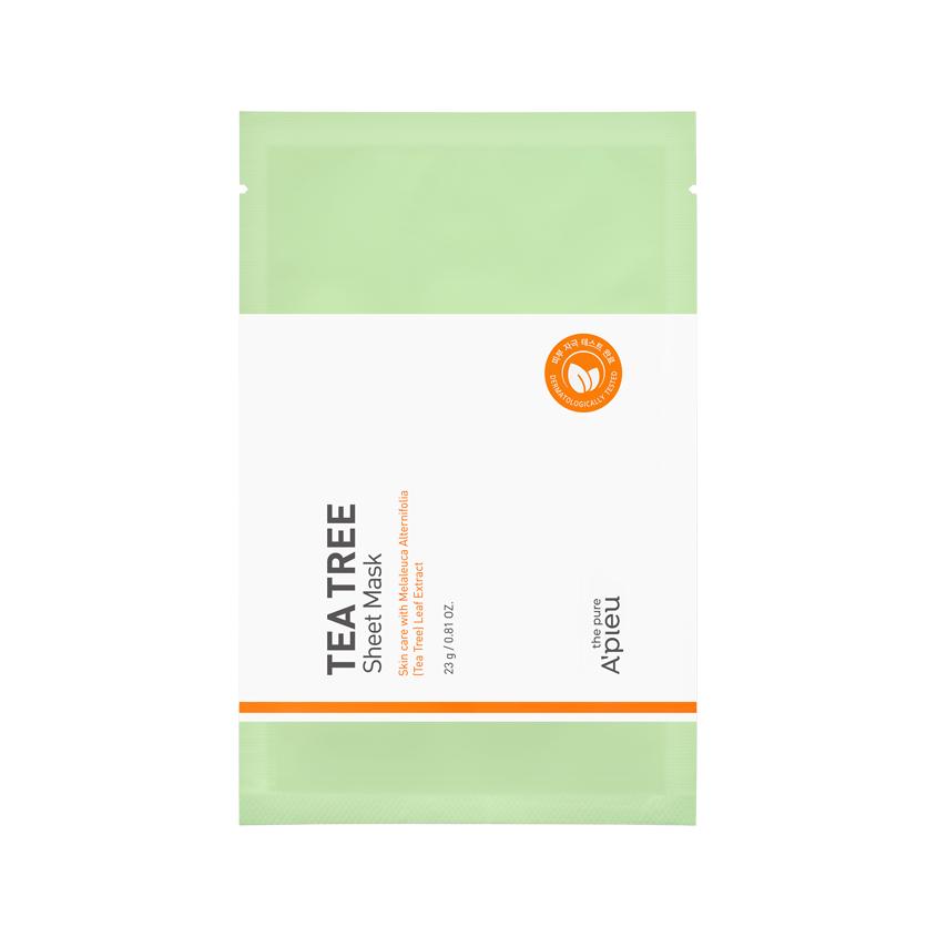 A`PIEU | Маска для лица `A`PIEU` TEA TREE успокаивающая 23 г