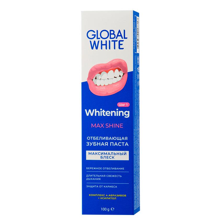 GLOBAL WHITE | Паста зубная `GLOBAL WHITE` отбеливающая 100 г