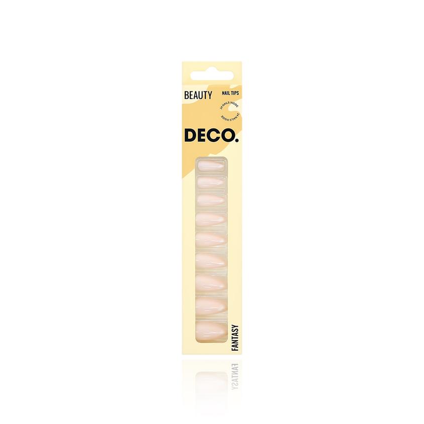 DECO. | Набор накладных ногтей с клеевыми стикерами `DECO.` FANTASY simple (24 + клеевые стикеры 24 шт)