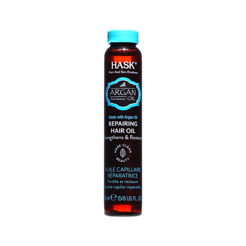 HASK | Масло для волос `HASK` ARGAN OIL с аргановым маслом (для восстановления и придания блеска волосам) 18 мл